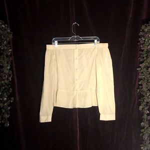 Naked Zebra Off-Shoulder Blouse